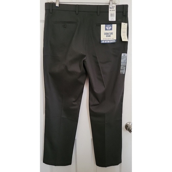 NWT Dockers Charcoal Gray Straight Fit Signature Khaki Pants Mens 38 x 30 - Picture 1 of 6